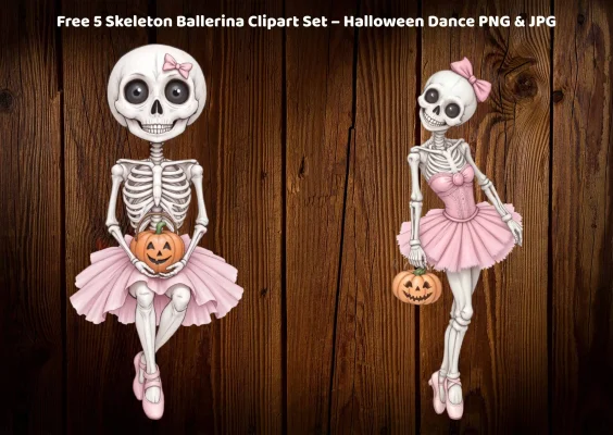 Skeleton Ballerina Dance