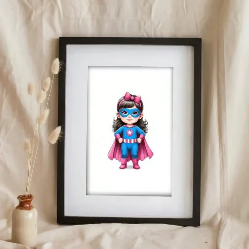 Super Girl Poster A4 Size