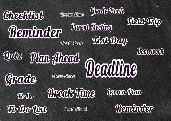 Teacher's Planner Sticker