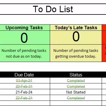 To Do List Macro