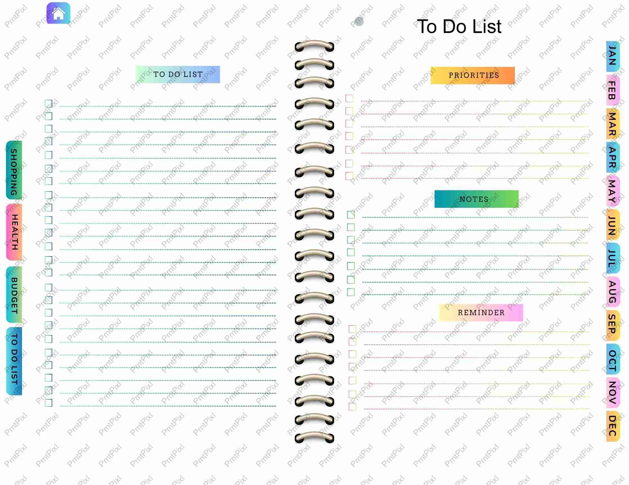 To Do List Digital Planner