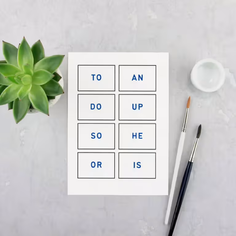 Two Letters Phonic Words FlashCards Freebie For KinderGarten Kids