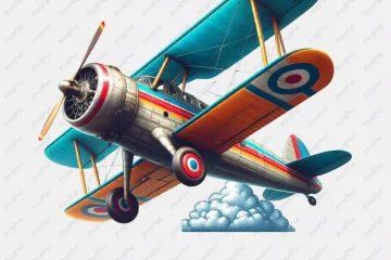 Valentine Aeroplane Hearts Cards