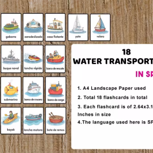 Water Transportation Vehicle in Spanish