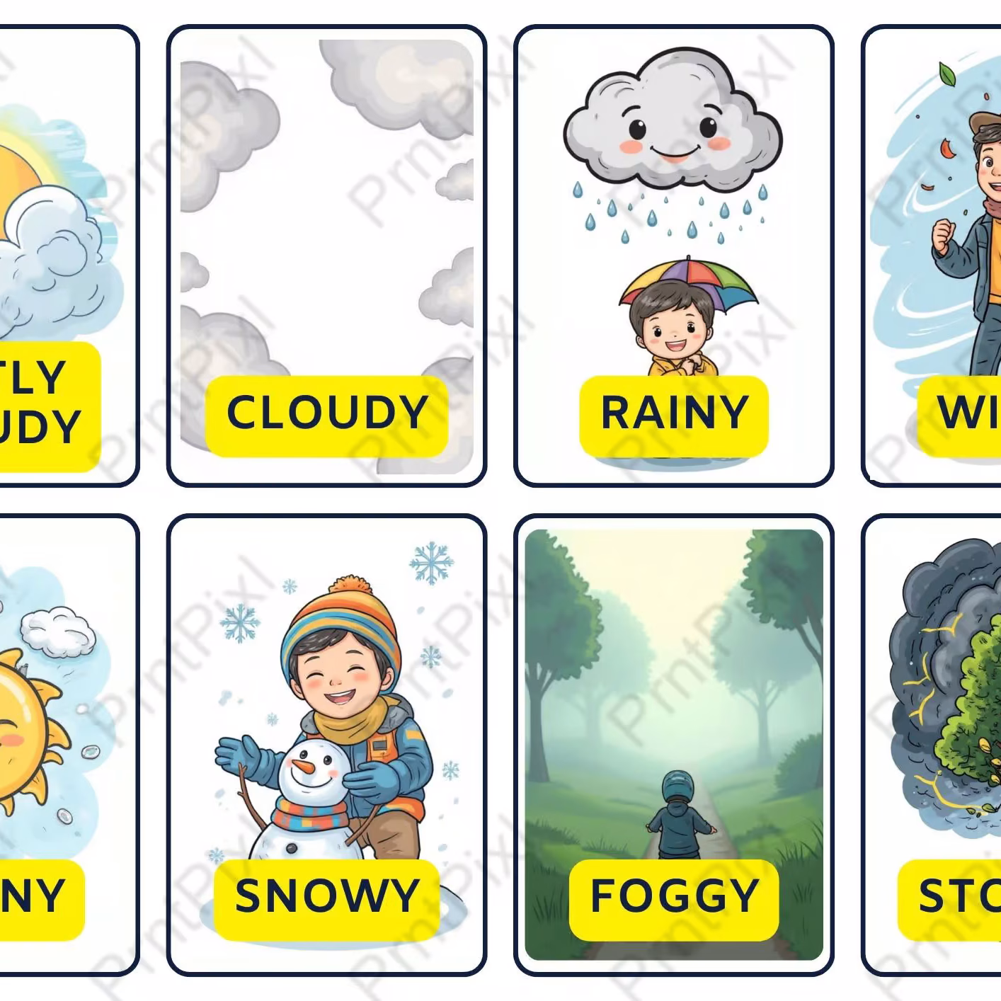 Weather-Flashcards