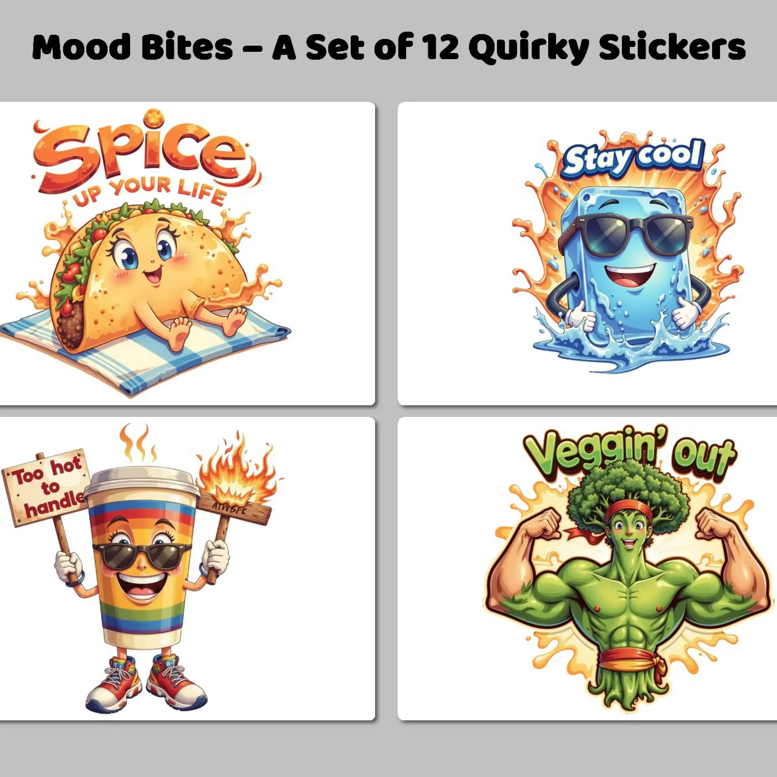 aesthetic funny quote sticker pack