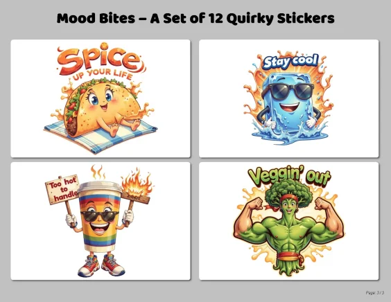 aesthetic funny quote sticker pack