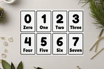 low stimuli number flashcards