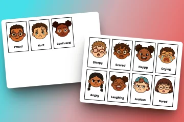 preschool learning cards