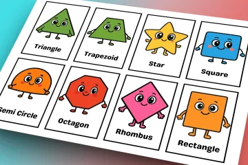 printable shape flashcards