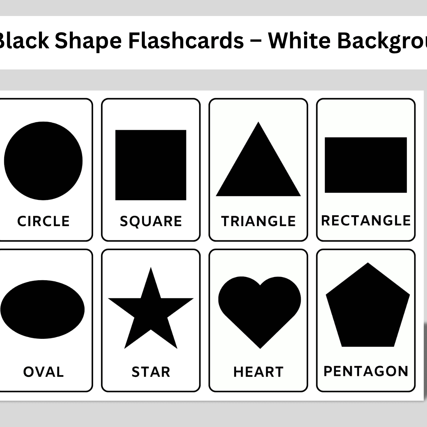 simple shapes for toddlers printable