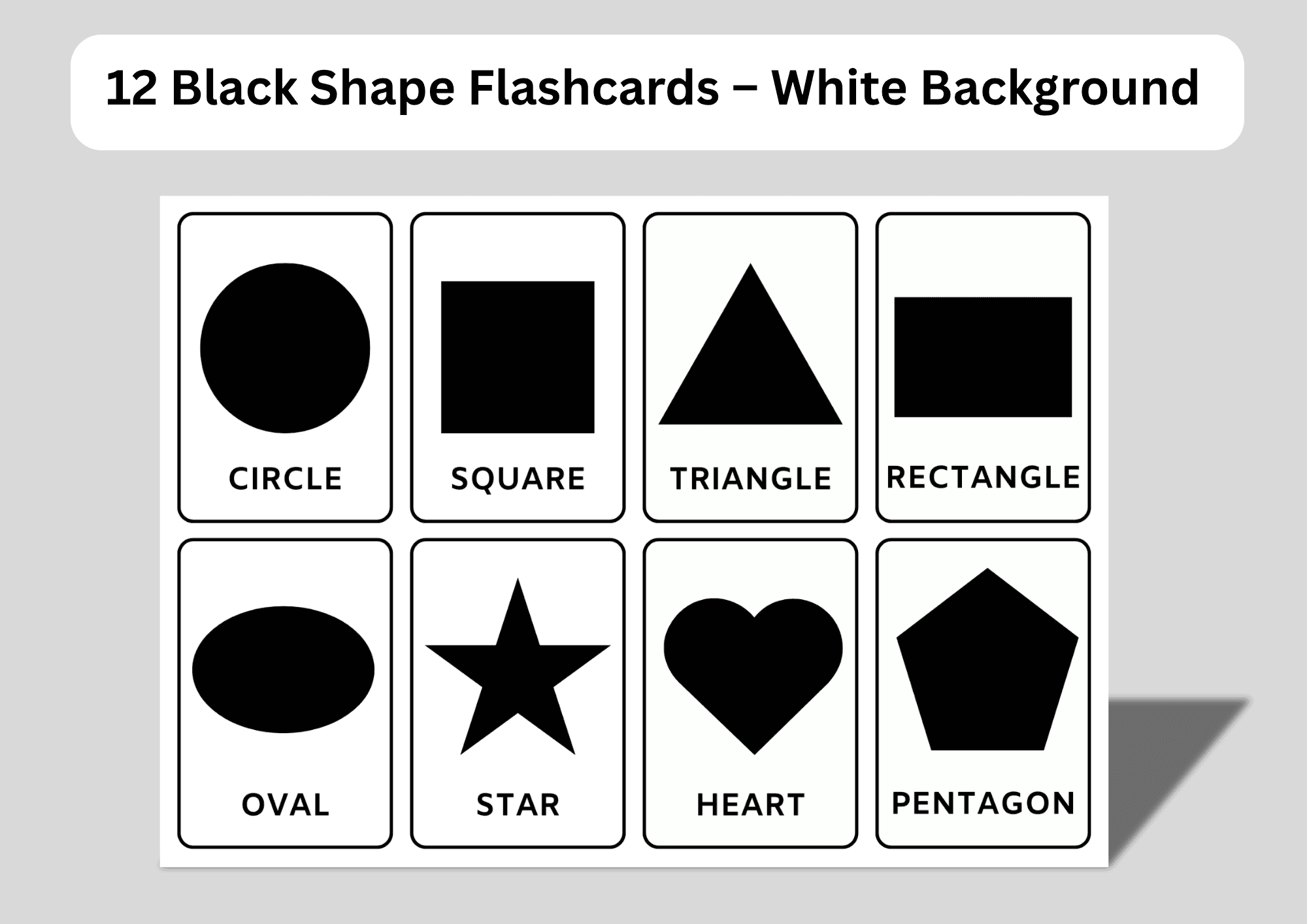 simple shapes for toddlers printable